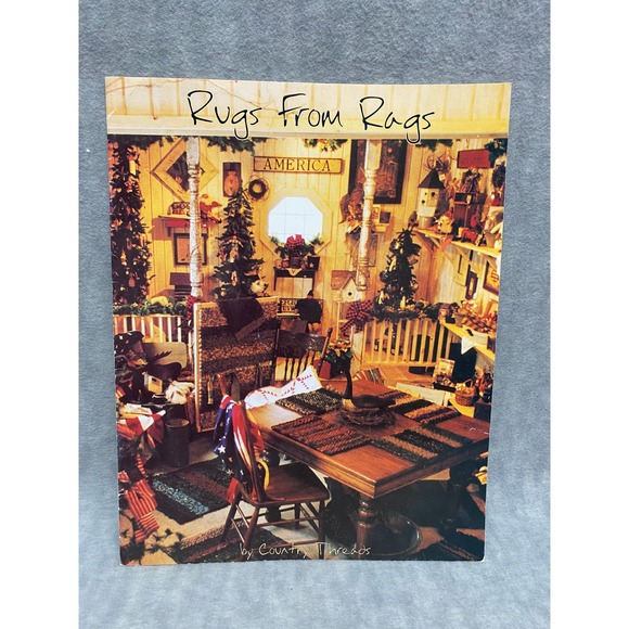 Rugs From Rags Country Threads Craft Book Patterns Instructions Home Decor - Picture 1 of 3